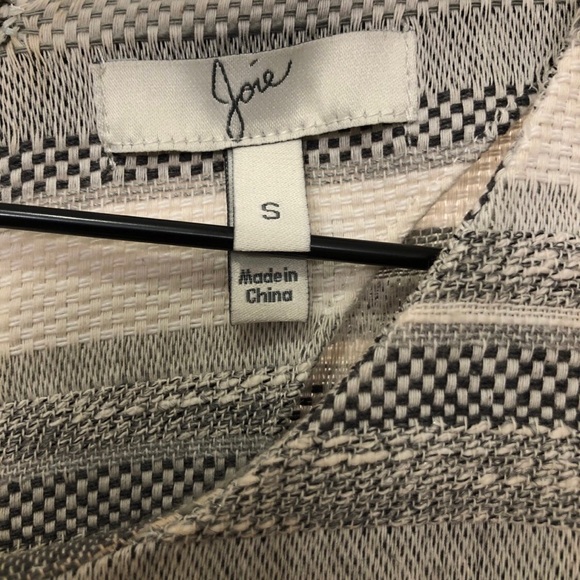 Joie ~ Caya Tweed Stripe Sleeveless A-Line Dress ~ Small - Picture 11 of 11